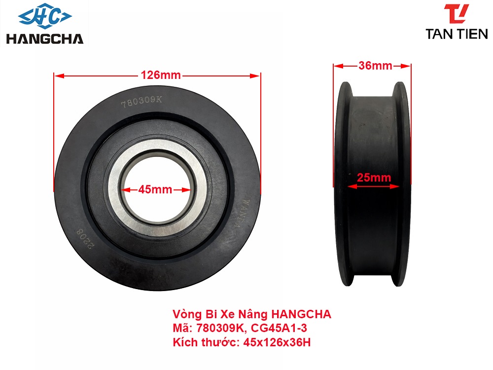 Bạc Đạn Xích HANGCHA 780309K